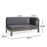 Dual Corner Outdoor Bench Seats