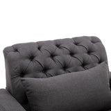 Dark Grey Living Room Leisure Sofa