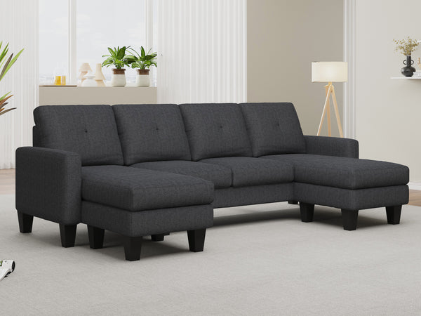 Dark Grey Sectional Sofa