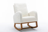 White rocking chair