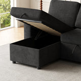 Sleeper Sofa, Sofa Bed - 2 in 1 Pull Out Sofa Bed with Storage Sofa, Sofa Sleeper with Pull Out Bed with Charging Port