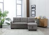 Reversible Sectional Storage Sleeper Sofa Bed