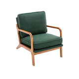 Wood Frame Armchair,  Modern Accent Chair Lounge Chair for Living Room