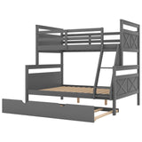 Twin over Full Bunk Bed with Ladder