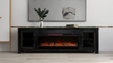 TV Stand Electric Fireplace for TVs up to 95 inches, Minimal Assembly