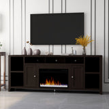 TV Stand Electric Fireplace for TVs up to 95 inches, Minimal Assembly