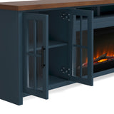 TV Stand Fireplace Console for TVs up to 100 inches, Minimal Assembly