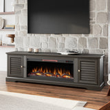 TV Stand Electric Fireplace for TVs up to 95 inches, Minimal Assembly