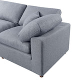 Grey Modern Modular Sectional Sofa Set, Self-customization Design Sofa