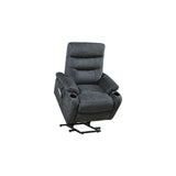 Electric Power Lift Recliner Chair with Massage and Heat for Elderly, 2 Side Pockets, Cup Holders, USB Charge Ports