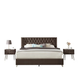 King bed with two nightstands