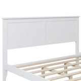 King White Solid Wood 5 Piece Bedroom Set