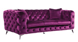 Sofa, Purple Fabric