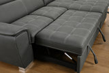 Sectional Sofa with Storage Chaise Bed