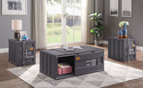 Gunmetal Cargo Coffee Table