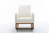 White rocking chair