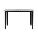 Faux Marble 5-Piece Dining Set Table