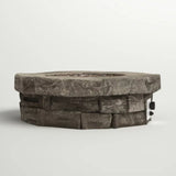 Living Source International 12" H x 37" W Outdoor Fire Pit Table