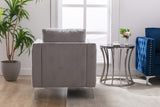 Modern Velvet Armchair Tufted Button