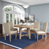 5-Piece Farmhouse Dining Table Set