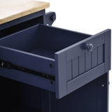 Dark blue Kitchen Island Cart