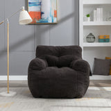 Soft Fabric Tufted Foam Bean Bag Chair