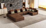 Brown Sectional Sofa Couch