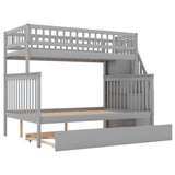 Twin over Full Bunk Bed with Trundle