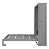 Queen Murphy Bed Grey