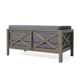 Dual Corner Outdoor Bench Seats