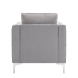 Modern Velvet Armchair Tufted Button