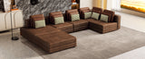 Brown Sectional Sofa Couch