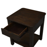 Flora 3 Piece Dark Brown Lift Top Coffee and End Table Set