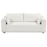 Fabric Sofa, One-Piece Seat Frame