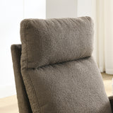 High Backrest Living Room Lounge Arm Rocking Chair