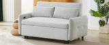 Pull-out Sofa Bed Convertible Couch 2 Seat Loveseat Sofa Modern Sleeper Sofa with USB Ports