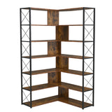 7-Tier Bookcase Home Office Bookshelf