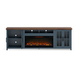 TV Stand Fireplace Console for TVs up to 100 inches, Minimal Assembly