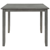 5 Piece Dining Table Grey Set