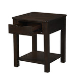 Flora 3 Piece Dark Brown Lift Top Coffee and End Table Set