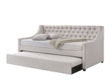 Beige Daybed & Trundle (Twin Size)