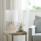 Bella Geometric Glass Table Lamp