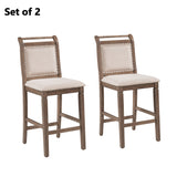 3-Piece Wood Counter Height Drop Leaf Dining Table Set