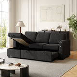 Sleeper Sofa, Sofa Bed - 2 in 1 Pull Out Sofa Bed with Storage Sofa, Sofa Sleeper with Pull Out Bed with Charging Port