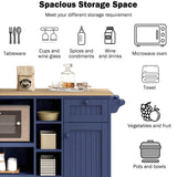 Dark blue Kitchen Island Cart