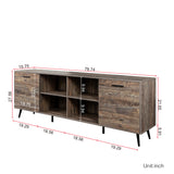 TV Stand Mid-Century Wood Modern Entertainment Center