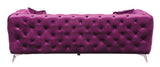 Sofa, Purple Fabric