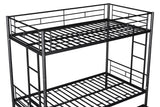 Metal Twin over Twin Bunk Bed with Trundle