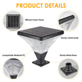 Solar Street Lamp Cap with Base