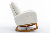 White rocking chair